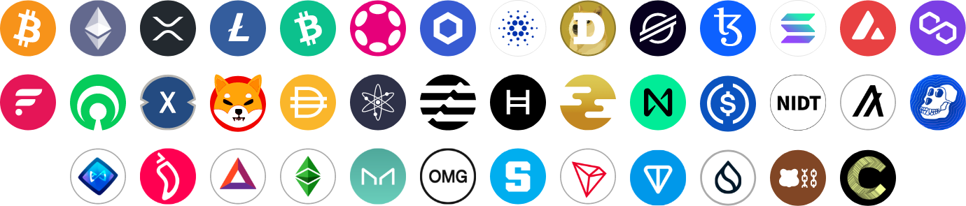 豊富な暗号資産（仮想通貨）のラインナップ