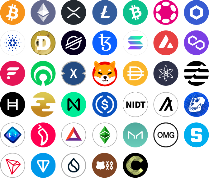 豊富な暗号資産（仮想通貨）のラインナップ